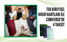 Converse'de 4 Taksit!